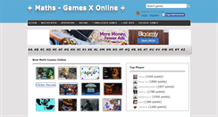 Desktop Screenshot of mathgames-online.com