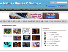 Tablet Screenshot of mathgames-online.com